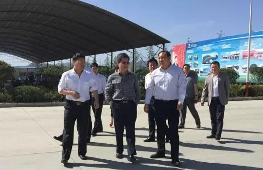 商洛市副市长王华一行到沐鸣2集团旗下陕西沐鸣2新能源汽车有限公司调研