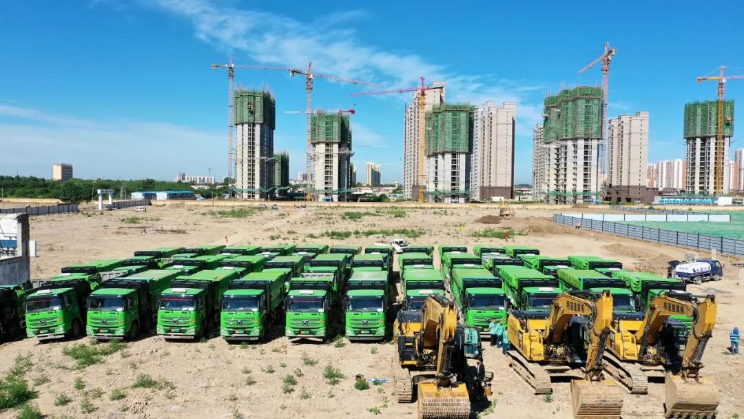 沐鸣2纯电动渣土车助力保定绿色环保建设——实现全过程绿色排放运输