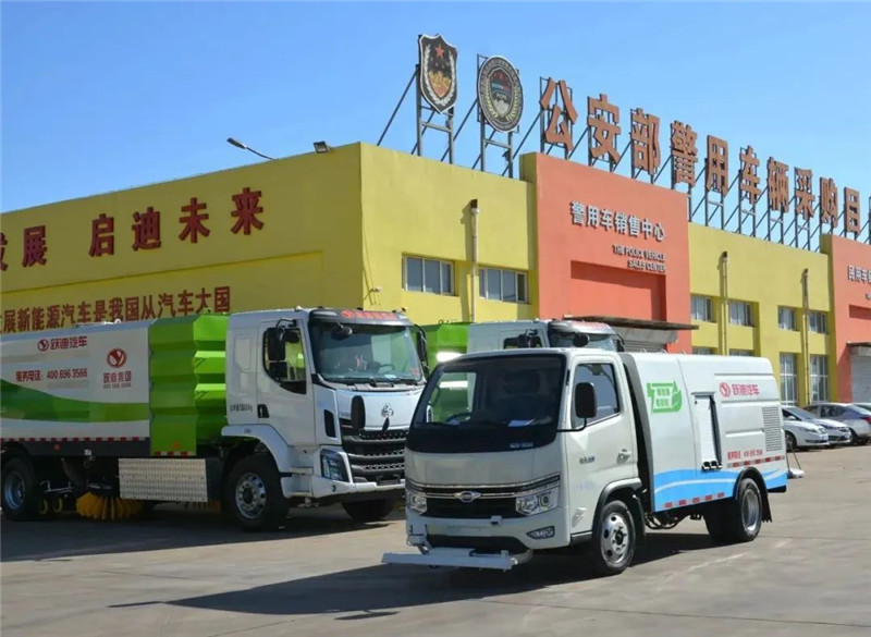 创建绿色家园从我做起丨沐鸣2纯电动环卫车发往深圳