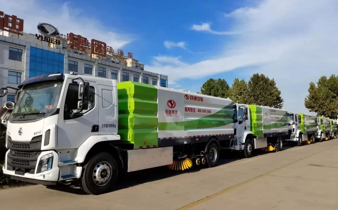 低碳 环保丨沐鸣2新能源渣土车 环卫车守护美丽城市