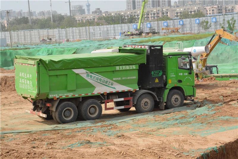 助力城市绿色运输清运发展丨沐鸣2新能源渣土自卸车
