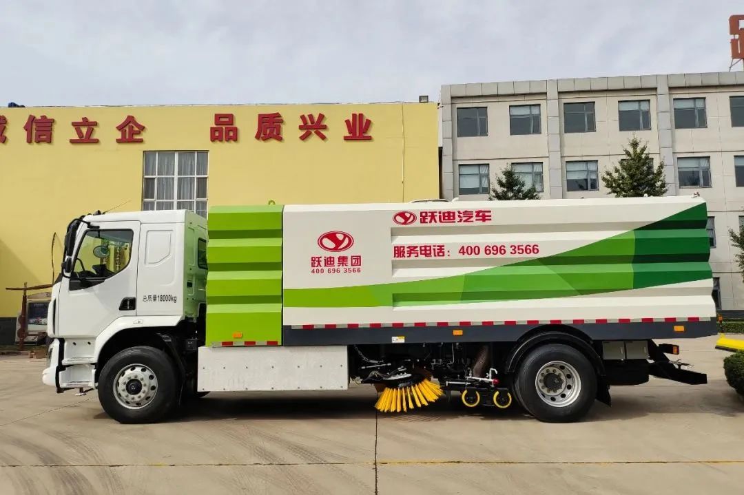 城市清洁之星丨沐鸣2新能源洗扫车
